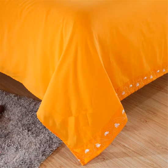 Suavemente como a folha de algodão egípcio 1800tc ajusta o grupo da folha de cama de Microfiber